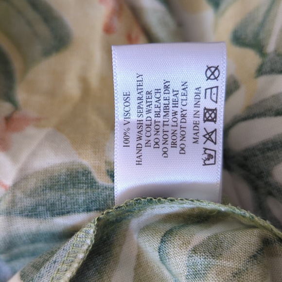 American & Beyond Tropical Flowers High Low Maxi Dress XS - Picture 12 of 16